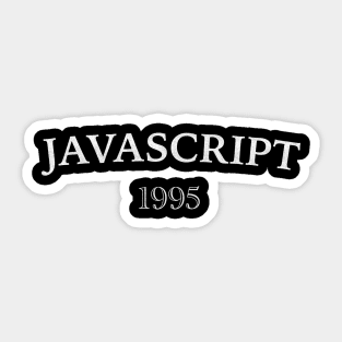 Javascript 1995 Sticker